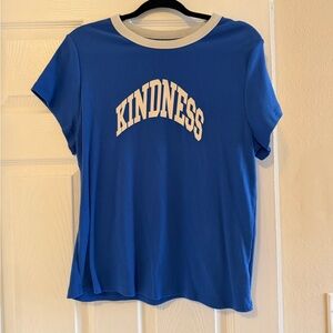 Old Navy Blue Kindness Short Sleeve Tee